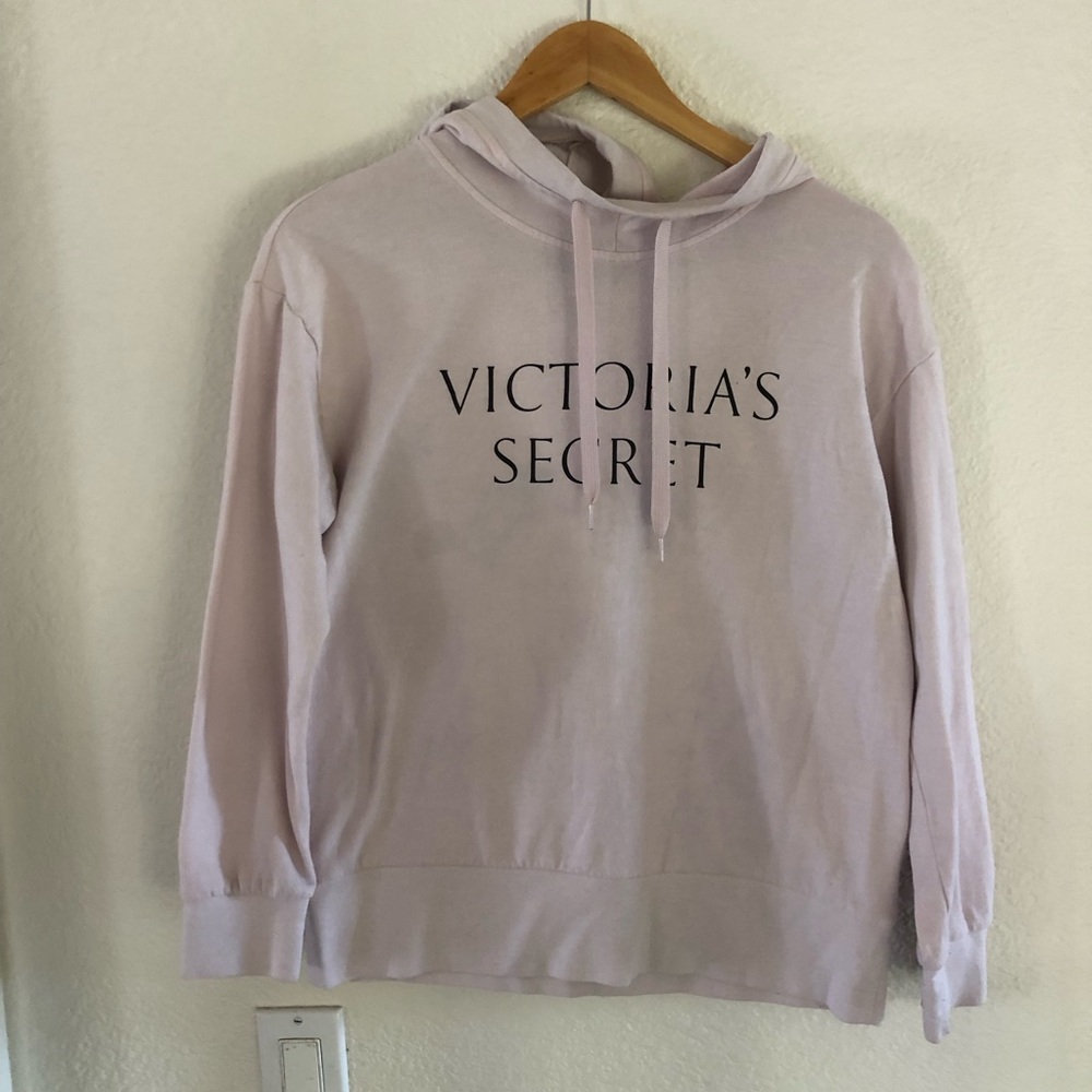 Victoria's Secret Light Lavender Logo Pullover Hoodie